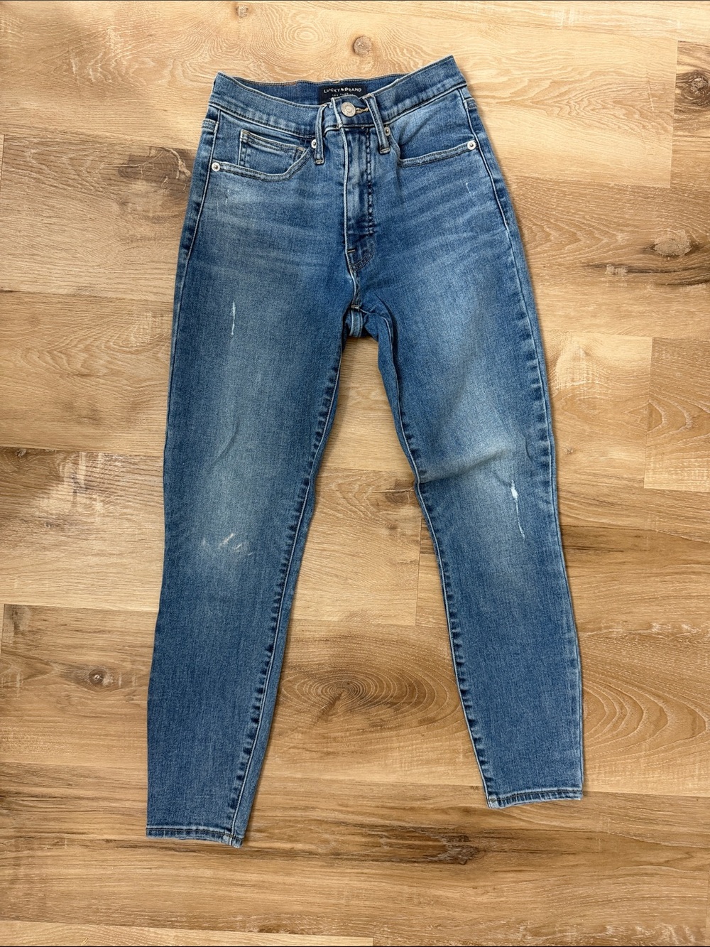 Lucky Brand Women's High-Rise Slim Taper Jeans - Faded Blue